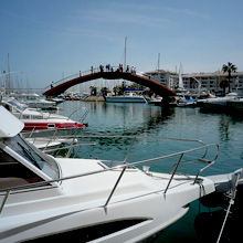 Marina berth in 